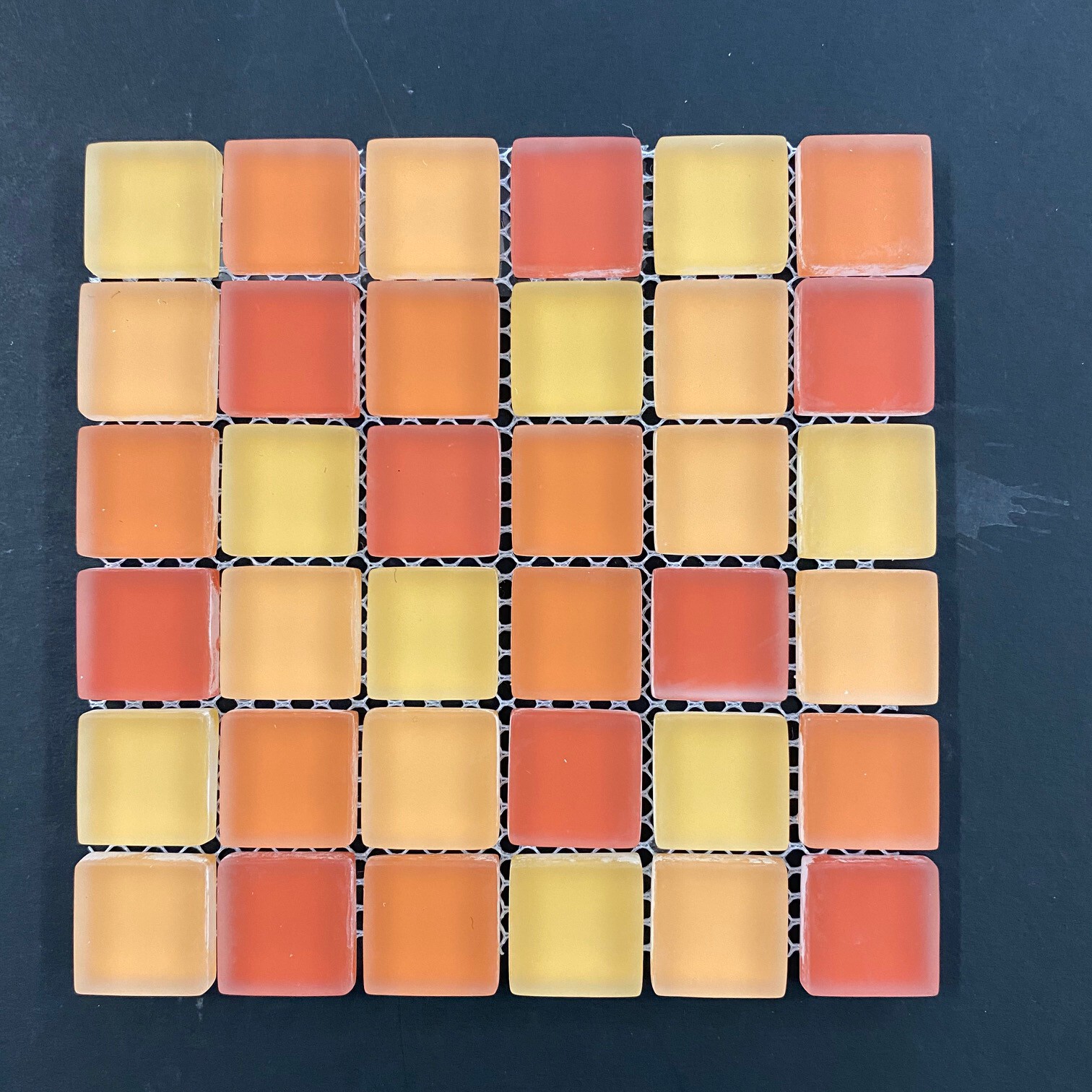 Dijk Verstenen Mannelijkheid Glasmozaïek matje 6×6 (mat) – Xtrawaard